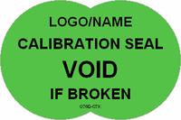 Calibration Seal  Void if Broken Label