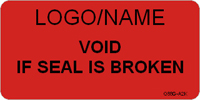 Void if Seal is Broken Label