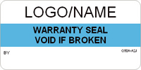 Warranty Seal  Void if Broken Label