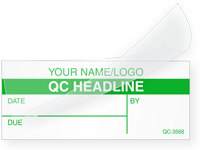 Personalized Self Laminating Calibration Write On Label