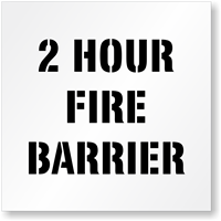 Fire Safety Stencil