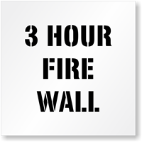 Fire Safety Stencil