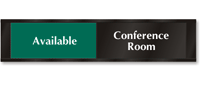 Conference Room  Available/Occupied Slider Sign