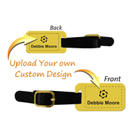 Two Sided Custom Brass Luggage Tag