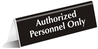 Authorized Personnel Sign