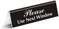 OfficePal™ Tabletop Tent Sign