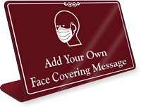Colored Acrylic Custom Door Sign