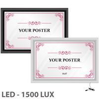 LED Light Box Sign Single Sided Wall Mount Snap Frame  1500 LUX