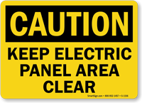 OSHA Caution  Sign