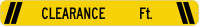 Personalized Clearance Feet Sign