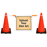 Custom Cone Bar Sign with Your Art