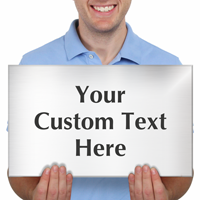 Custom Engraved Steel Sign