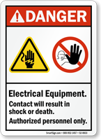 Electrical Equipment Authorized Personnel Only