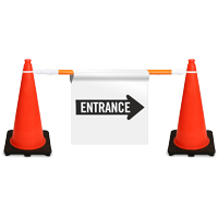 Entrance Cone Bar Sign