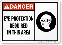 Eye Protection Required In This Area