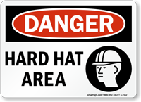 Hard Hat Area Sign