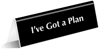 Funny Tabletop Tent Sign
