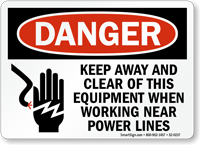 Keep Away And Clear Equipment
