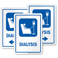 Dialysis  with Symbol