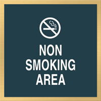 Non Smoking Area with Graphic