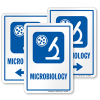 Microbiology  with Symbol