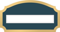 Florence Name plate Changeable insert 4.75 in. x 8.75 in.