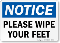 Notice  Sign