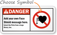 Danger ANSI Pacemaker Sign