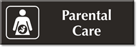 Parental Care Engraved Sign Baby In Womb Symbol