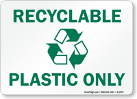 Recyclable Plastic Sign