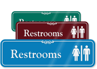 Restroom Man Woman Symbol Sign