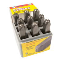 Number 0 9 Standard Steel Hand Stamps Tool Set