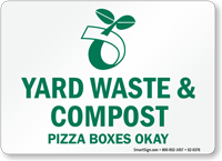 Yard Waste Compost Pizza Boxes Okay
