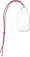 Burgundy silk like string