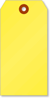 Fluorescent Yellow Tags