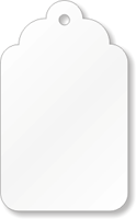 White Merchandise Tag