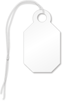 White polyester string