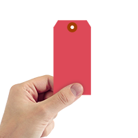 Red Cardstock Tags