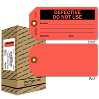 Defective Do Not Use Inspection Tag in a Box