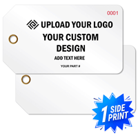 Custom Plastic Numbered Tag