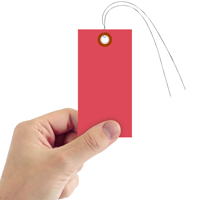 Tyvek Shipping Tag Red