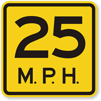 Speed Limit Sign