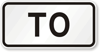 Route Marker Sign