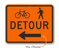 Traffic Sign with Arrow