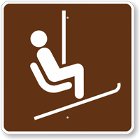 Chair or Ski Lift MUTCD Guide Sign