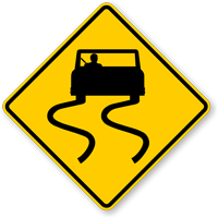 (Symbol)  Road Warning Sign