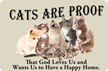 Cats are Proof Mat