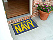 THE Mat to Show Your Support! NAVY.
