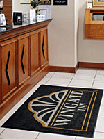 READY to SHIP Rug Custom Logo 